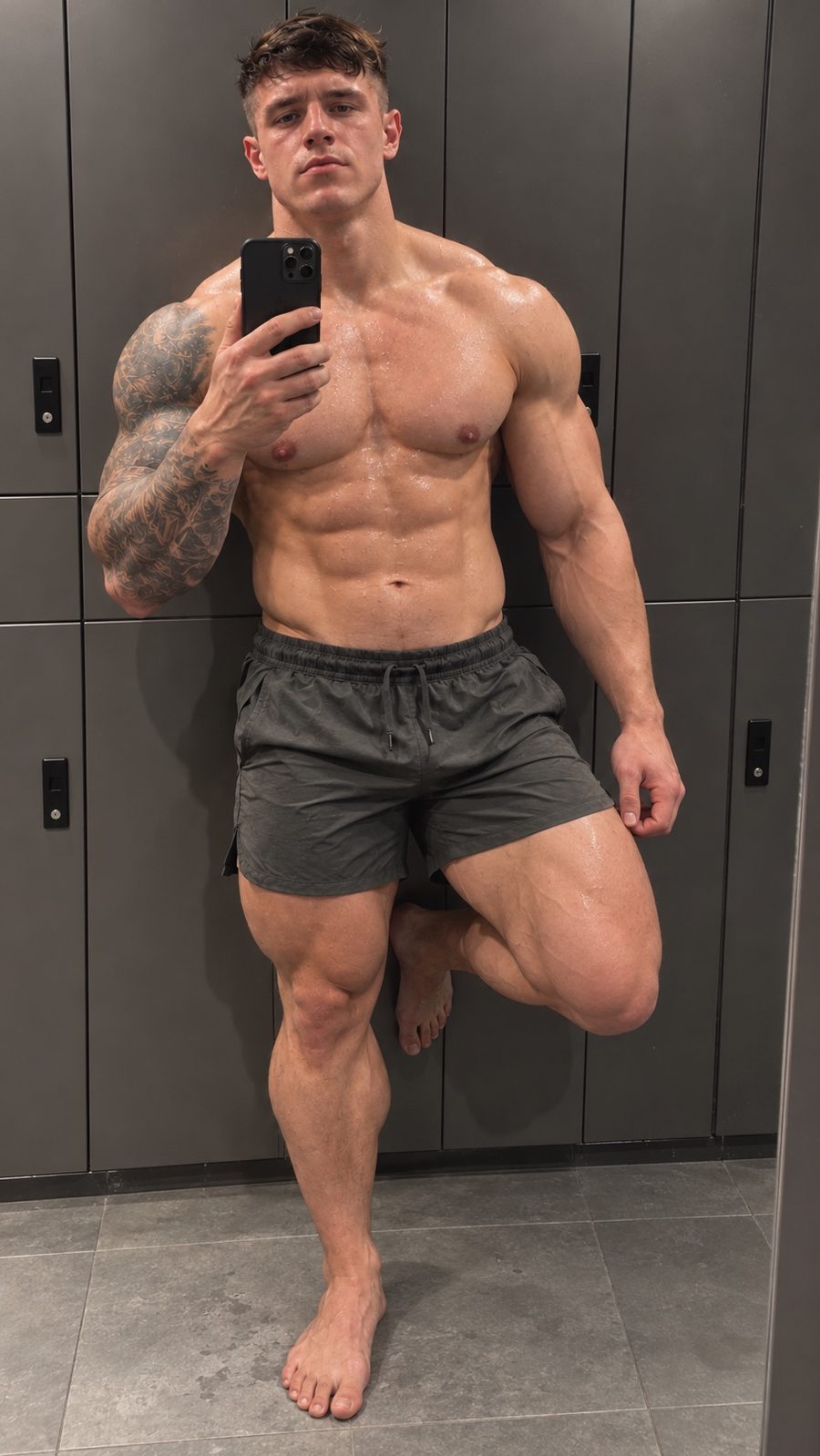 Coach Luca after leg day