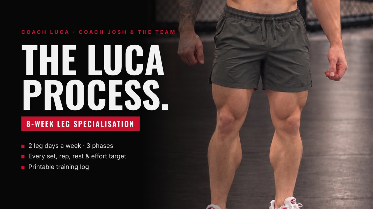 The Luca Process: 8-week leg specialisation